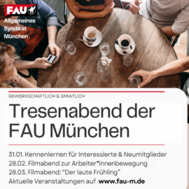 Tresenabend der FAU München