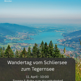 Wandertag vom Schliersee zum Tegernsee